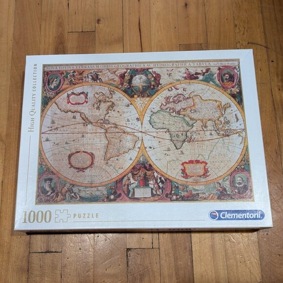 Mappa Antica - Old Map - 1000 pieces - Clementoni puzzle - Picture 1 of 1